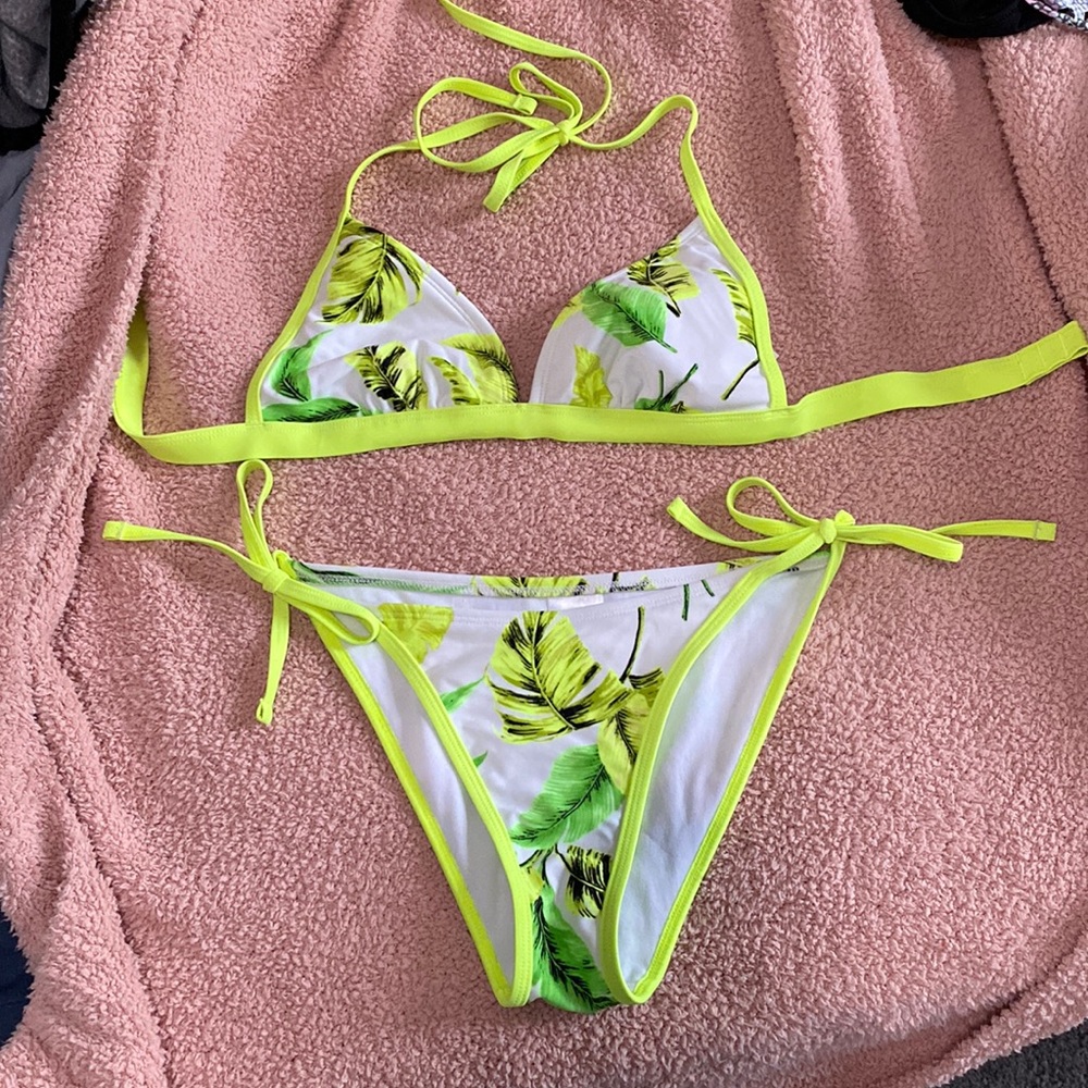 Target Tie Side Strappy Bikini Set
